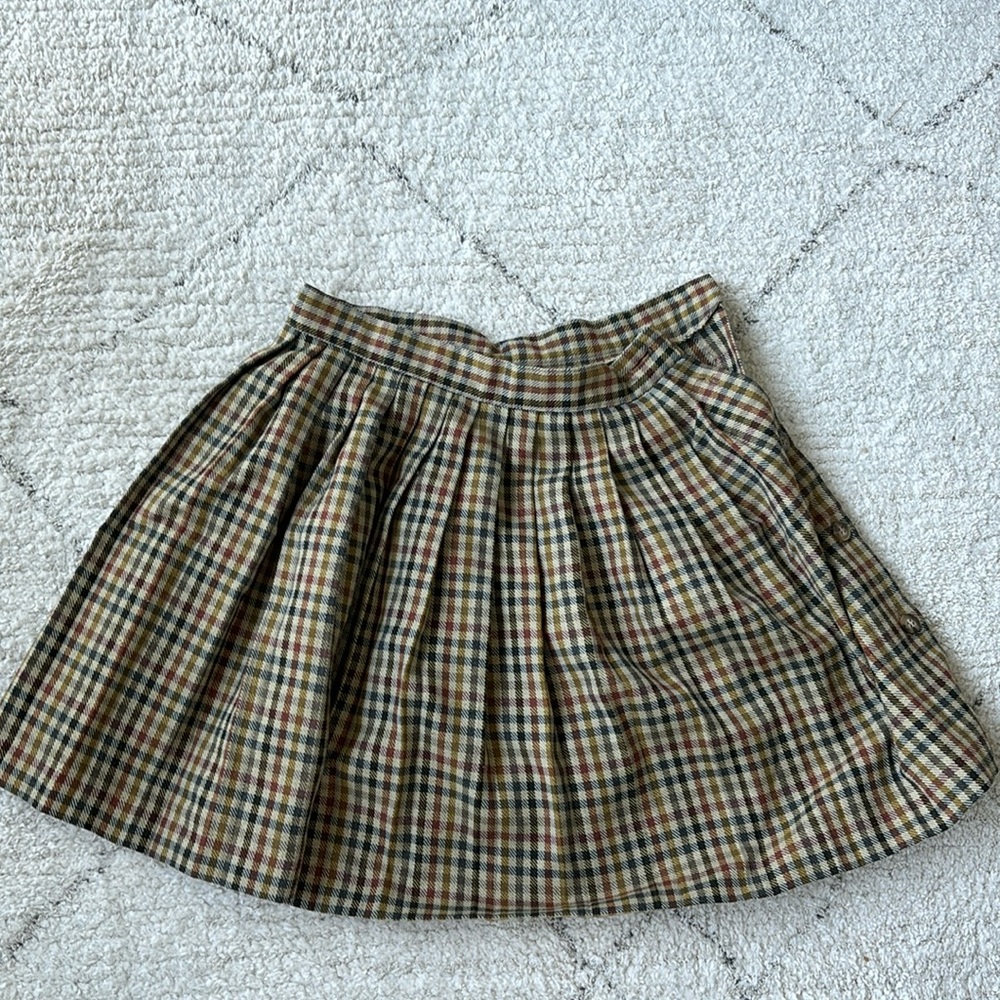 Vintage plaid skirt